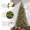 6.5 ft. Pre-Lit Aspen Spruce Slim Artificial Christmas Tree, Clear Lights